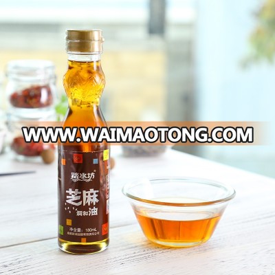 410ml 100% best price and quality refined sesame oil edible cooking oil